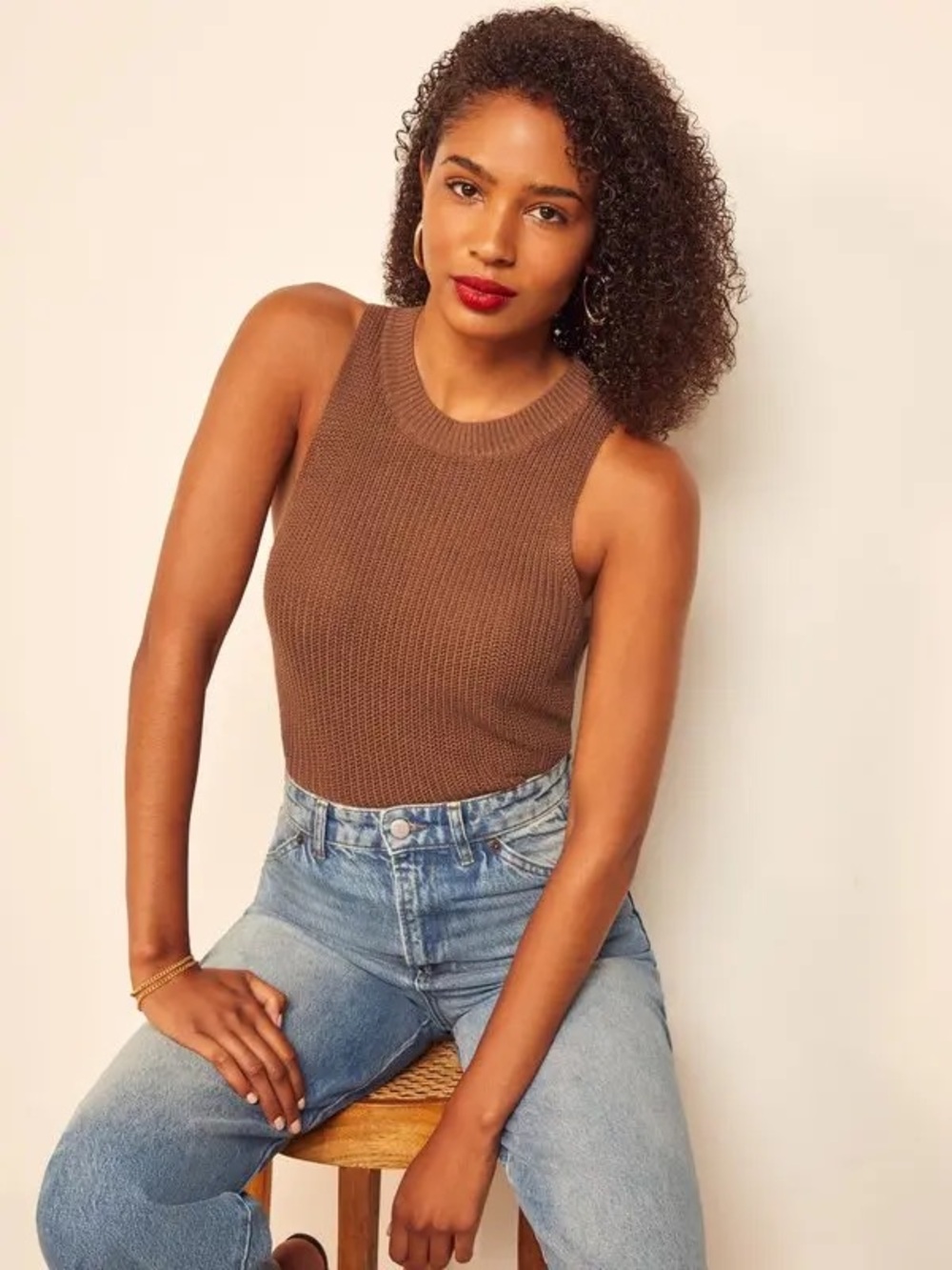 Reformation Lilac Top - Toffee